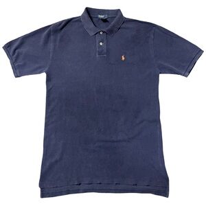 Polo by Ralph Lauren Men's Dark Blue Polo Shirt